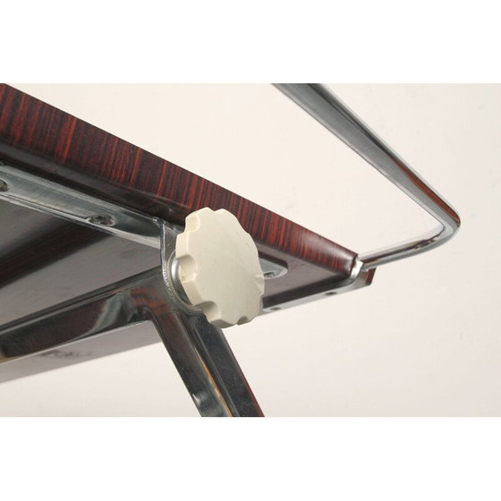 Image 1 of Chariot vintage en métal et contreplaqué de Variett Bremshey, Allemagne 1970