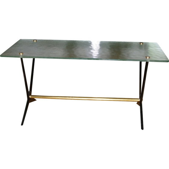 Image 1 of Table basse vintage en aluminium par Jarden, France 1950