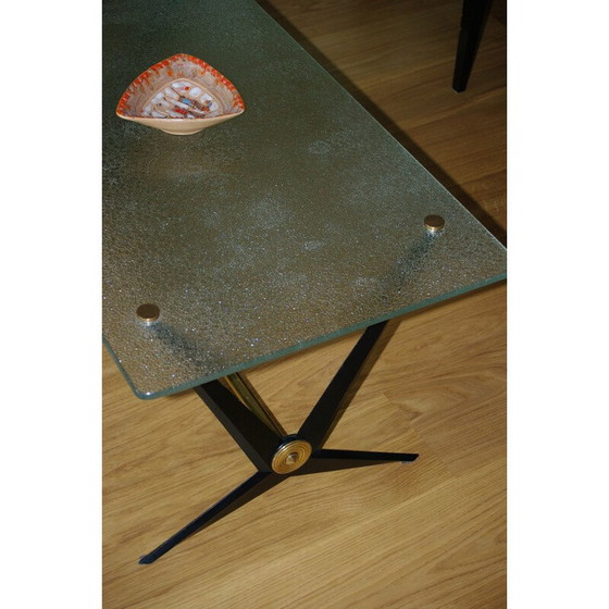 Image 1 of Table basse vintage en aluminium par Jarden, France 1950