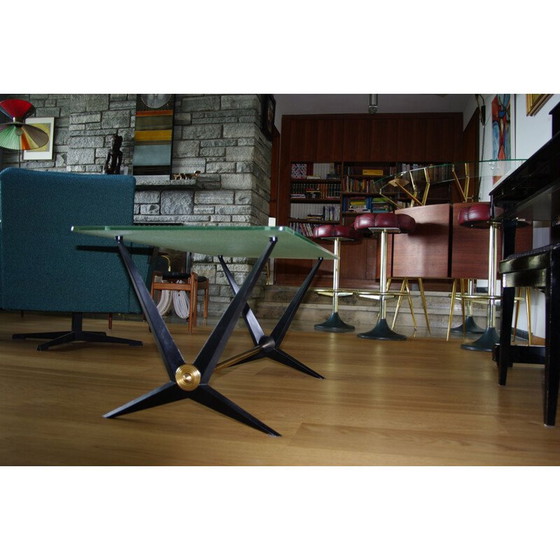 Image 1 of Table basse vintage en aluminium par Jarden, France 1950
