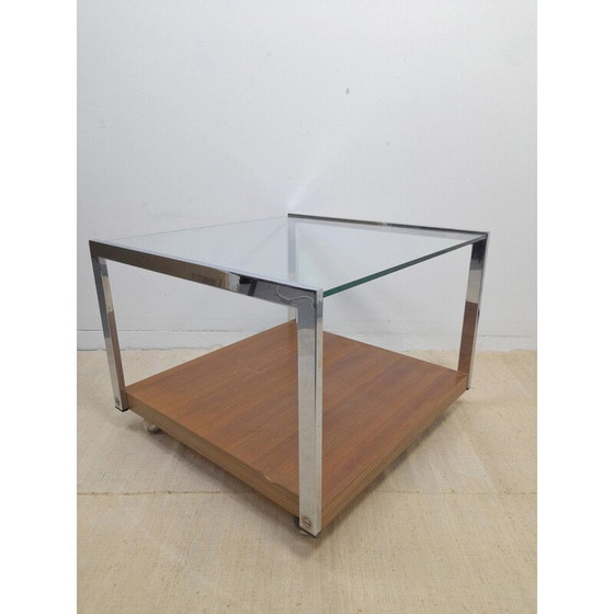 Image 1 of Table basse roulante vintage, 1970