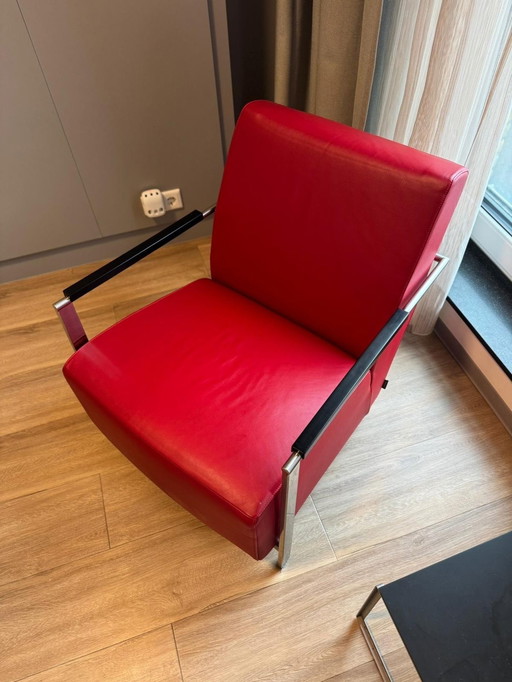 Harvink Alowa 2 fauteuils rouges en bon état