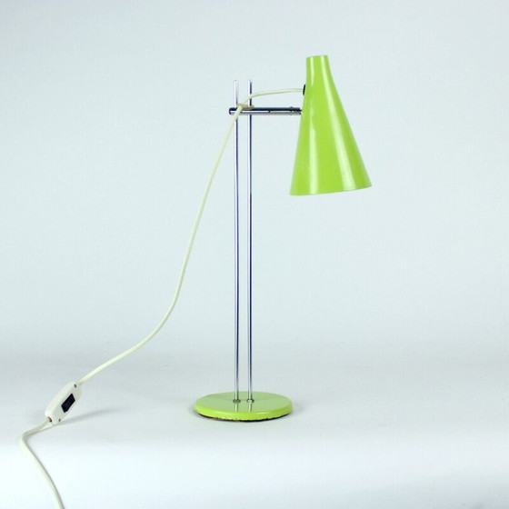 Image 1 of Lampe de table vintage en métal laqué par Josef Hurka pour Lidokov, Tchécoslovaquie 1960