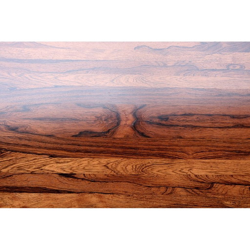 Table basse vintage en bois de rose, Suède 1960