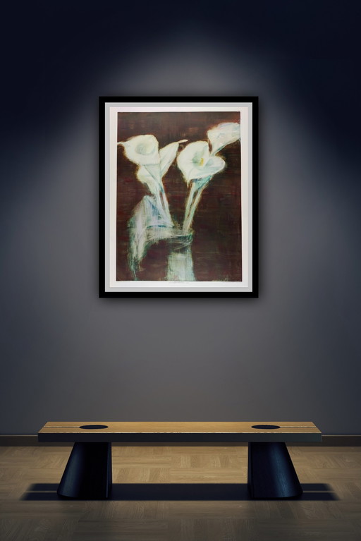 Christian Rohlfs : "Callas, 1937".  ©1974 Franz Hanfstaengl, Munich. Signé dans la plaque.