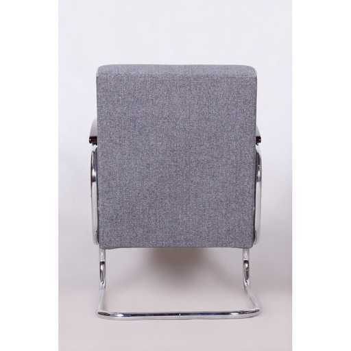 Fauteuil Bauhaus vintage de Mücke-Melder, Tchécoslovaquie, années 1930