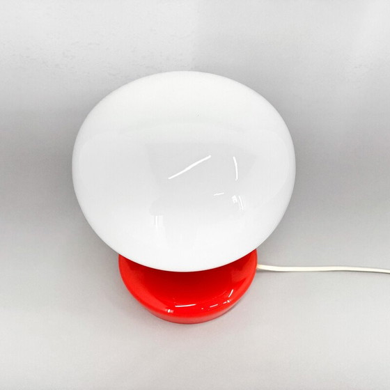 Image 1 of Lampe de table vintage en verre par Osvetlovaci pour Opp JIhlava, Tchécoslovaquie 1970