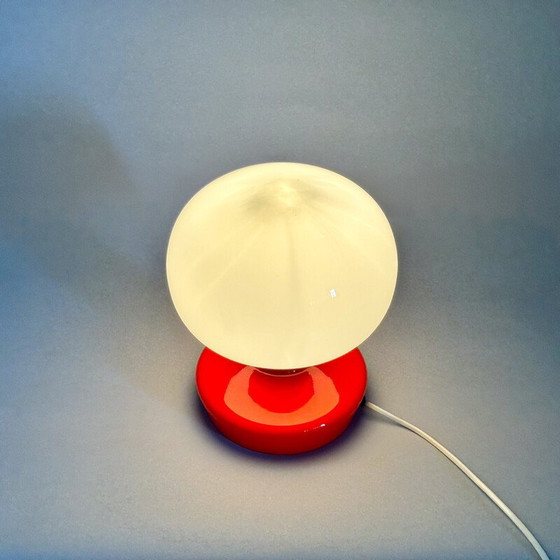 Image 1 of Lampe de table vintage en verre par Osvetlovaci pour Opp JIhlava, Tchécoslovaquie 1970