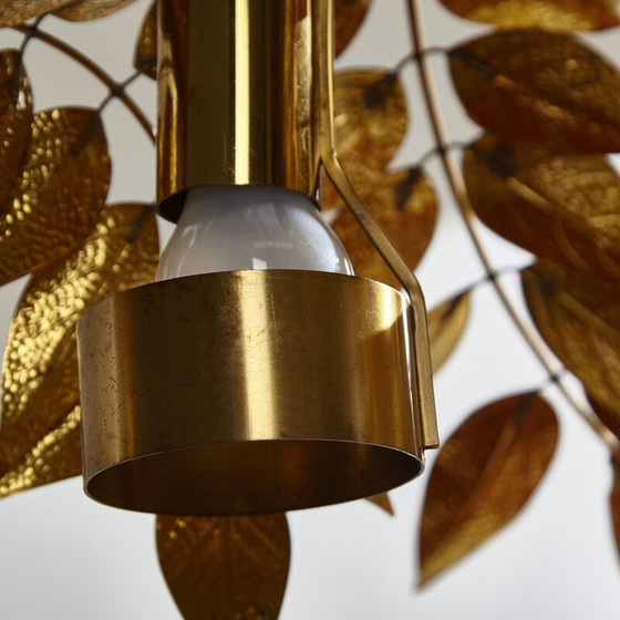 Image 1 of Lampe vintage en laiton par Tommaso Barbi pour Bottega Gadda, 1970