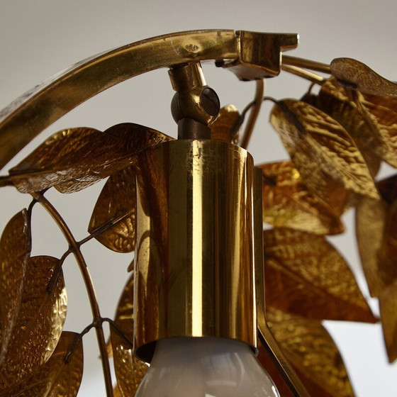 Image 1 of Lampe vintage en laiton par Tommaso Barbi pour Bottega Gadda, 1970