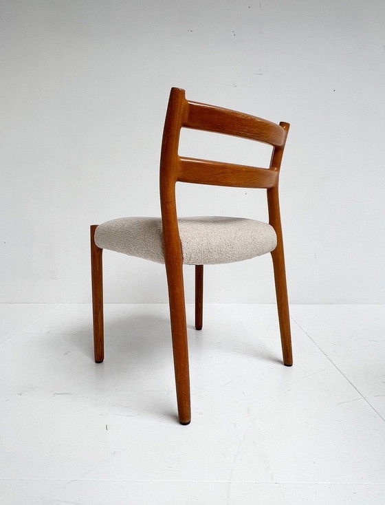 Image 1 of Ensemble de chaises modèle 84 (2) rembourrées par Niels Otto Møller, années 1960