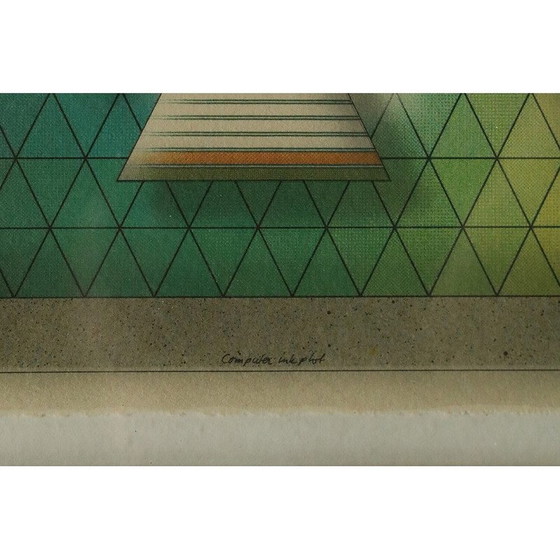 Image 1 of Jeu indien vert vintage de Holger Bäckström et Bo Ljungberg, 1985