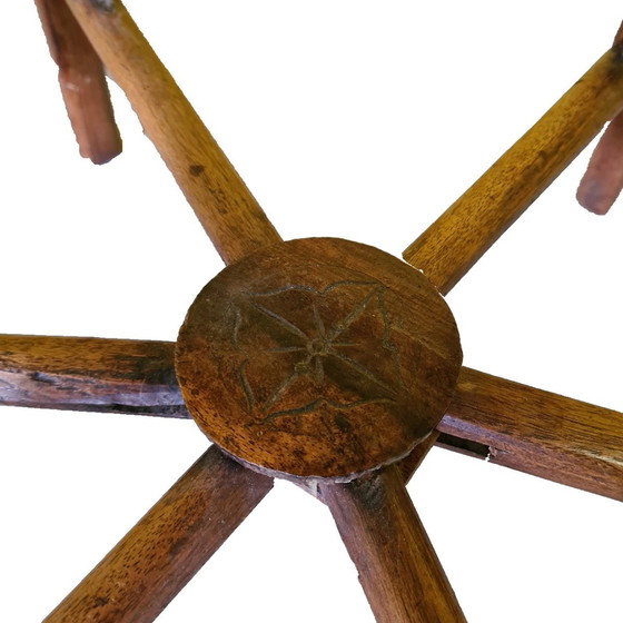 Image 1 of Table d'appoint pliante vietnamienne, années 1950