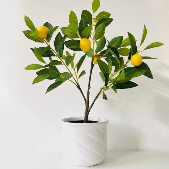 Image 1 of Pot de fleurs vintage blanc Allemagne de l'Ouest 1960