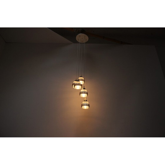 Image 1 of Lustre vintage Cascade, Tchécoslovaquie, années 1960