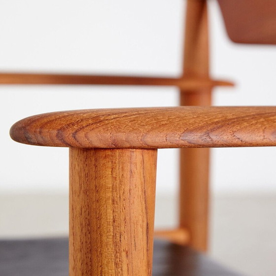 Image 1 of Fauteuil danois vintage en teck PJ4-2 par Grete Jalk pour P. Jeppesen, 1960s
