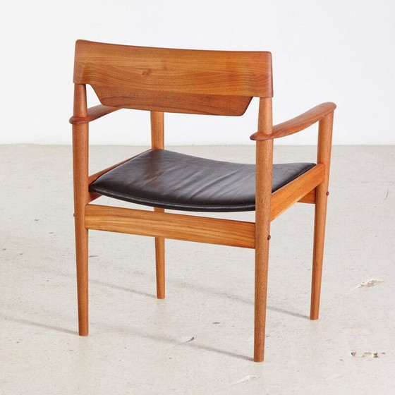 Image 1 of Fauteuil danois vintage en teck PJ4-2 par Grete Jalk pour P. Jeppesen, 1960s