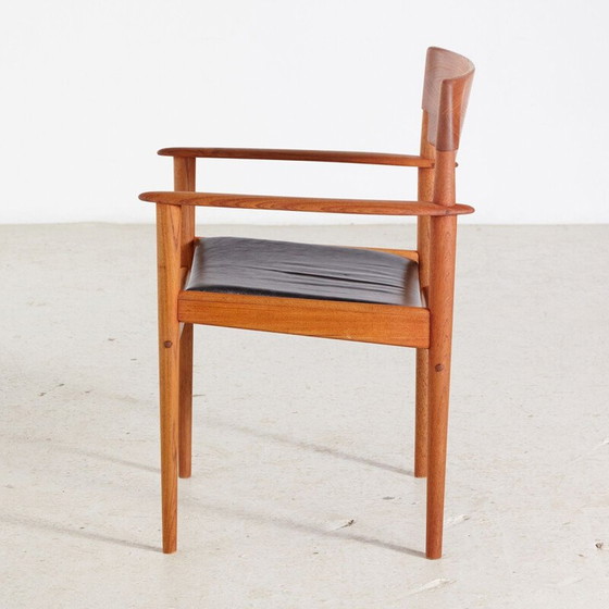 Image 1 of Fauteuil danois vintage en teck PJ4-2 par Grete Jalk pour P. Jeppesen, 1960s