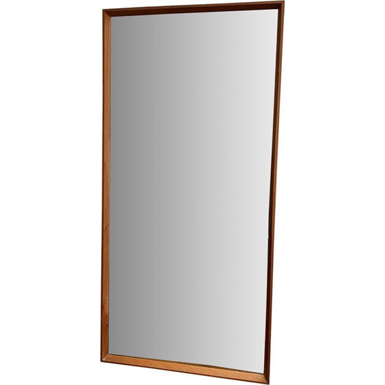 Image 1 of Miroir vintage en bois de rose, USA 1975