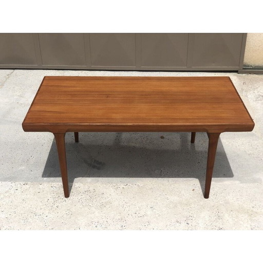 Table scandinave vintage en teck, 1960s