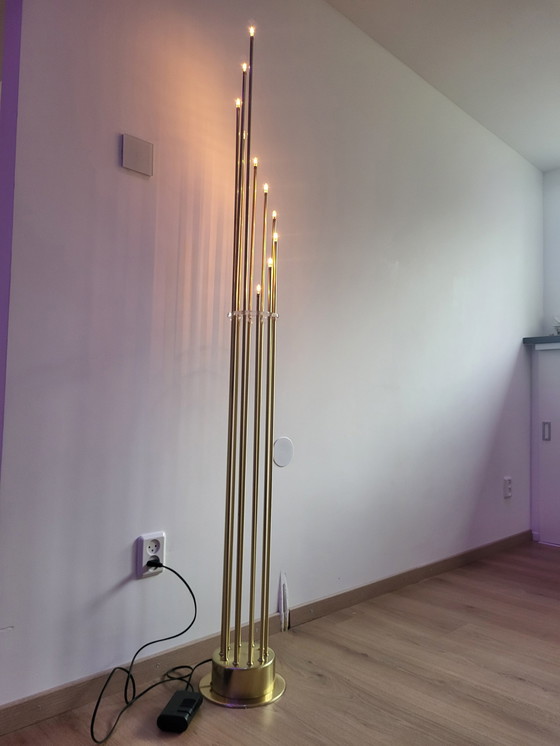 Image 1 of Set de lampes à bougie sur pied vintage