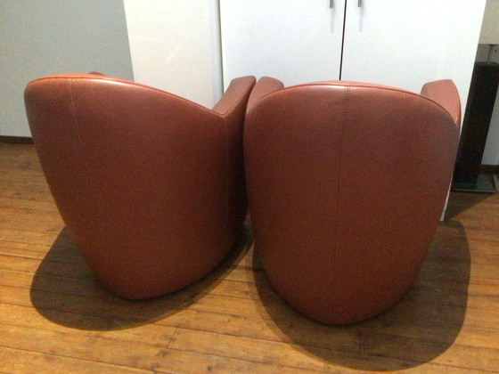 Image 1 of 2x Fauteuils Leolux Carabita