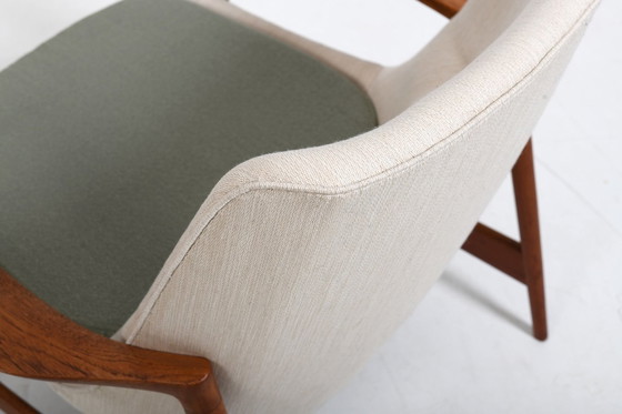 Image 1 of Early Ib Kofod Larsen Easychair Model 4346 / New Upholstered !