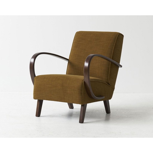 Fauteuil vintage H-410 de Jindrich Halabala, années 1930