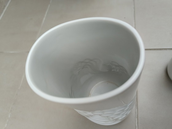 Image 1 of Deux vases en porcelaine blanche Thomas Blütenfest of Surf