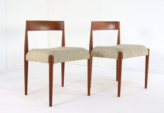 Image 1 of 2X Chaises Kai Kristiansen For Fritz Hansen Vintage