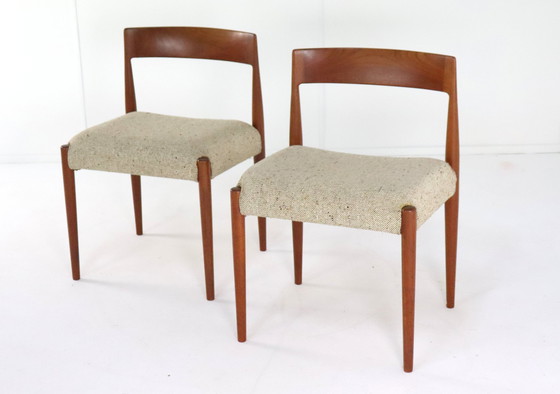 Image 1 of 2X Chaises Kai Kristiansen For Fritz Hansen Vintage