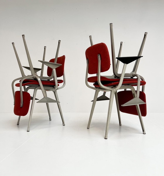 Image 1 of Ensemble de chaises Revolt par Friso Kramer (4), 1960's