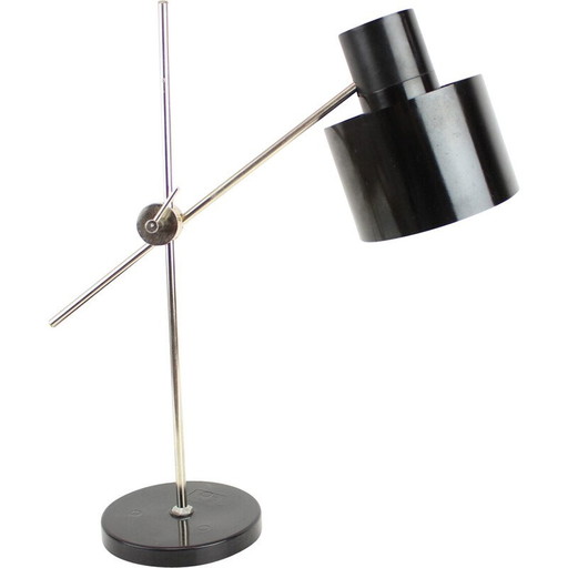 Lampe de table vintage en plastique et métal, Tchécoslovaquie 1950