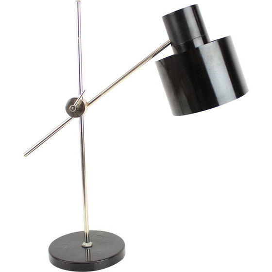 Image 1 of Lampe de table vintage en plastique et métal, Tchécoslovaquie 1950