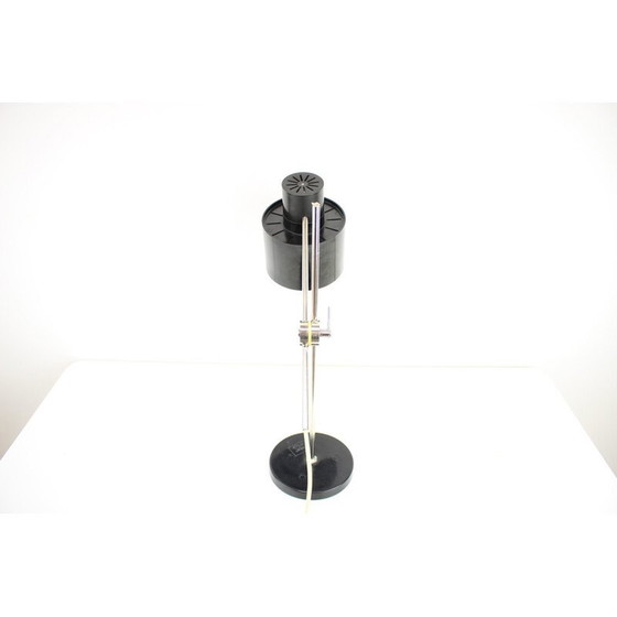 Image 1 of Lampe de table vintage en plastique et métal, Tchécoslovaquie 1950