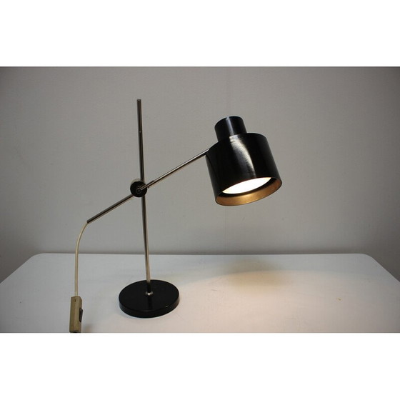 Image 1 of Lampe de table vintage en plastique et métal, Tchécoslovaquie 1950