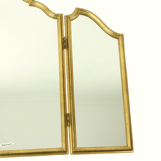 Image 1 of Miroir triptyque Hollywood Regency