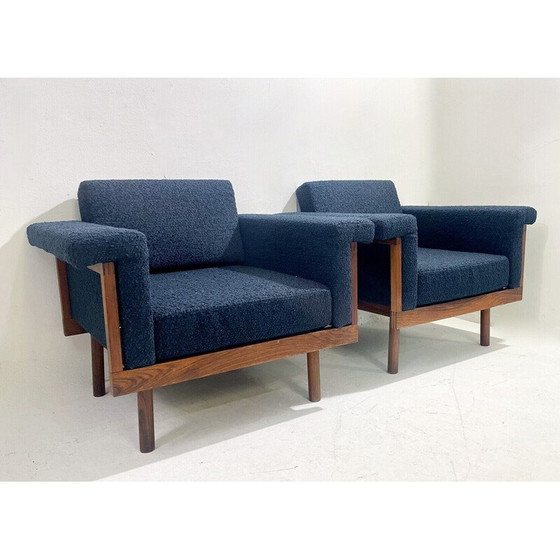 Image 1 of Paire de fauteuils vintage par Kazuhide Takahama pour Gavina, 1958s