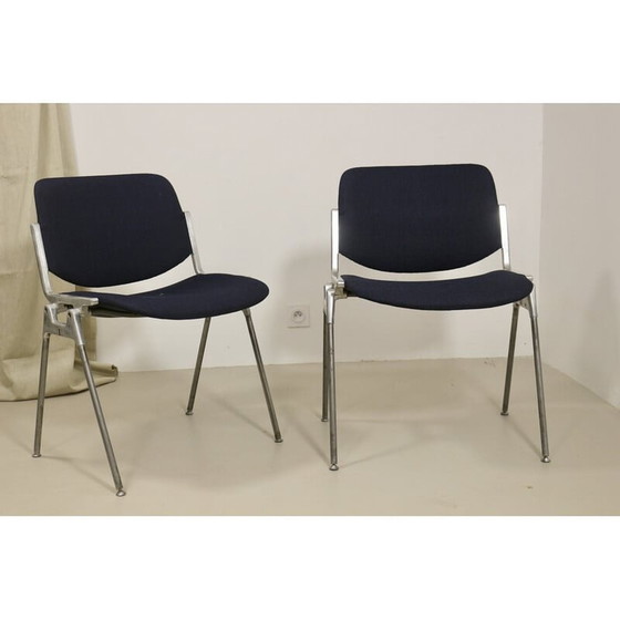 Image 1 of Paire de chaises vintage Dsc 106 par Giancarlo Piretti pour Anonima Casteli, 1960