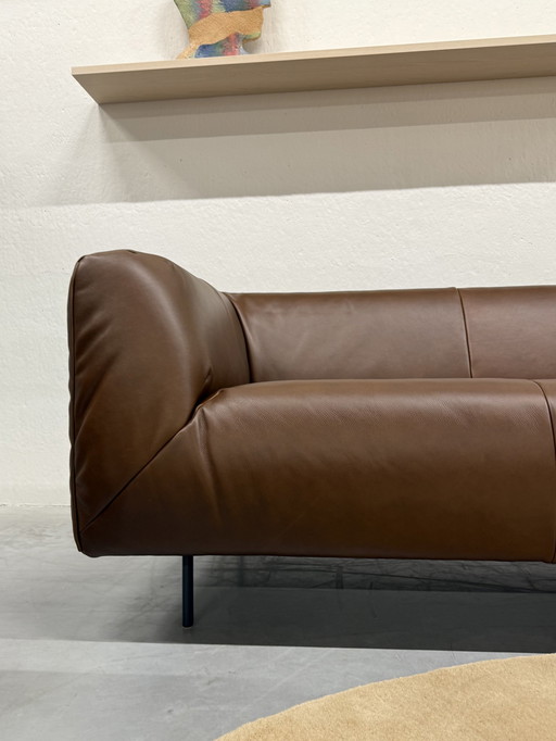 Label Vandenberg Moby Dick Canapé avec pouf Bovino Dark Brown