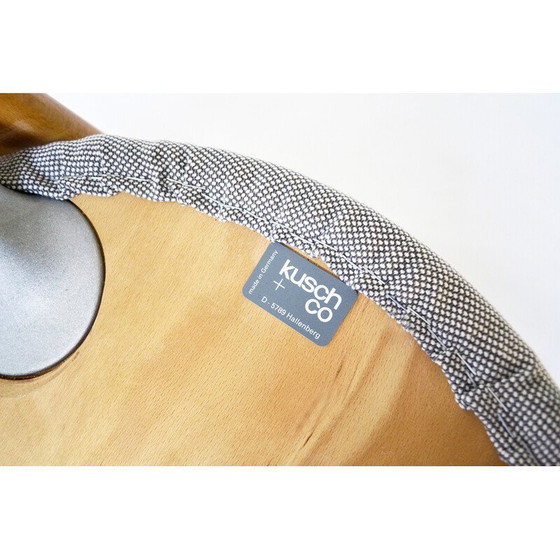 Image 1 of Paire de chaises de salle à manger vintage par Bruno Rey pour Kusch+Co, 1970