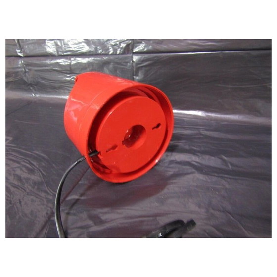 Image 1 of Lampe de table vintage rouge, Italie, années 1970