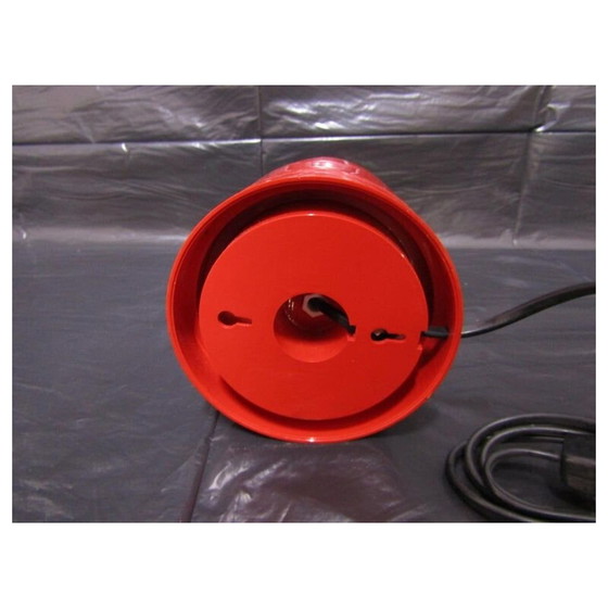 Image 1 of Lampe de table vintage rouge, Italie, années 1970