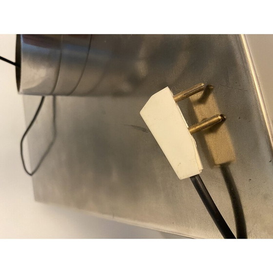 Image 1 of Lampe vintage à spirale en acier chromé épais par Jacques Charpentier, France 1972