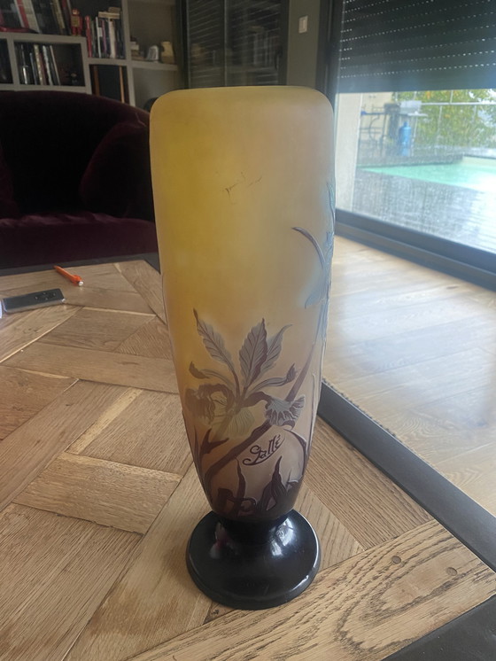 Image 1 of Art Nouveau Vase Gallé