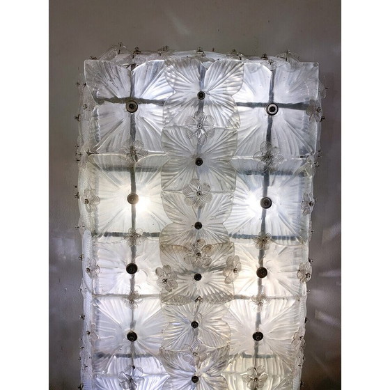 Image 1 of Paire d'appliques en verre de Murano du milieu du siècle, Italie années 1950