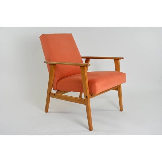 Image 1 of Fauteuils vintage en corail et renard