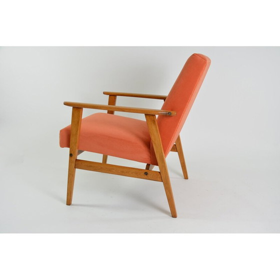 Image 1 of Fauteuils vintage en corail et renard