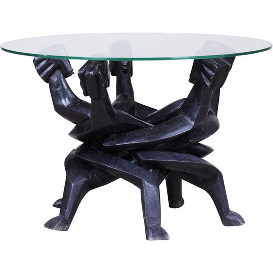 Image 1 of Table basse pliante Vintage Art Deco, Afrique années 1930