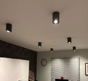 8 X Qazqa Led Spotlights montés en surface